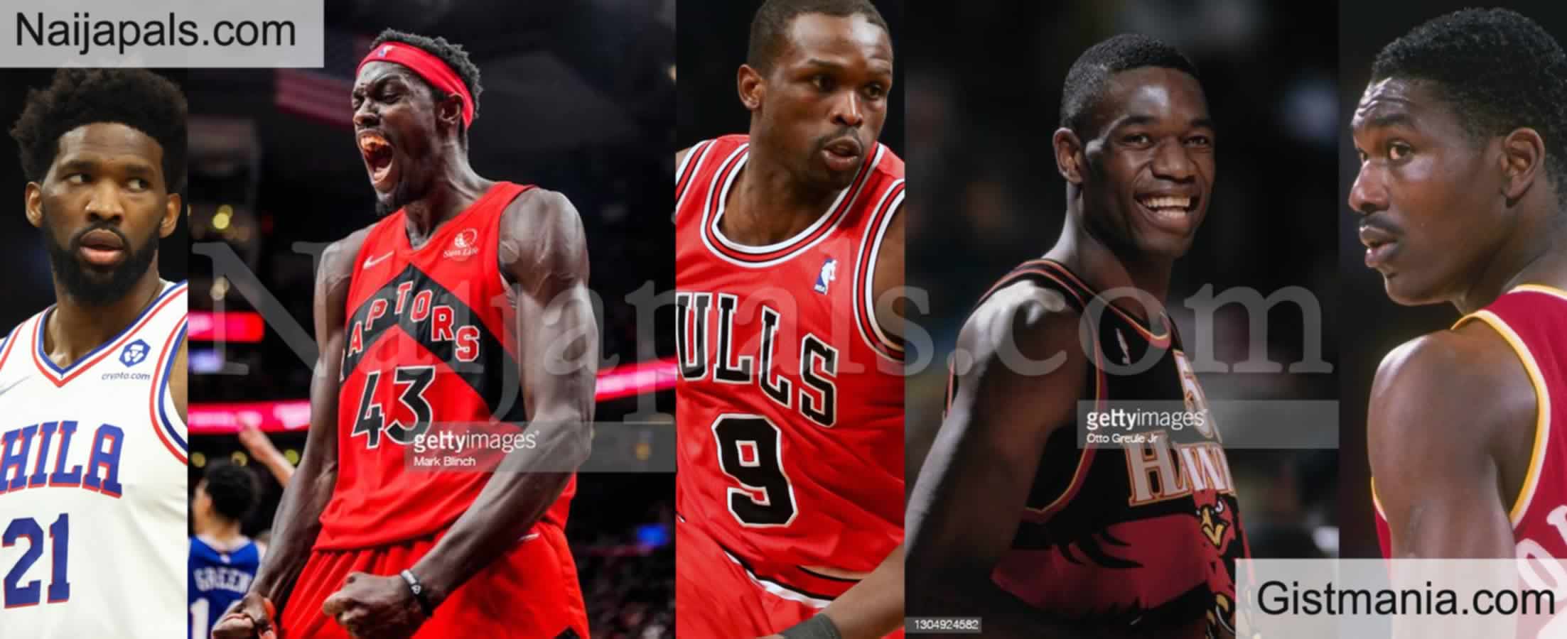 The NBA stars born in Africa