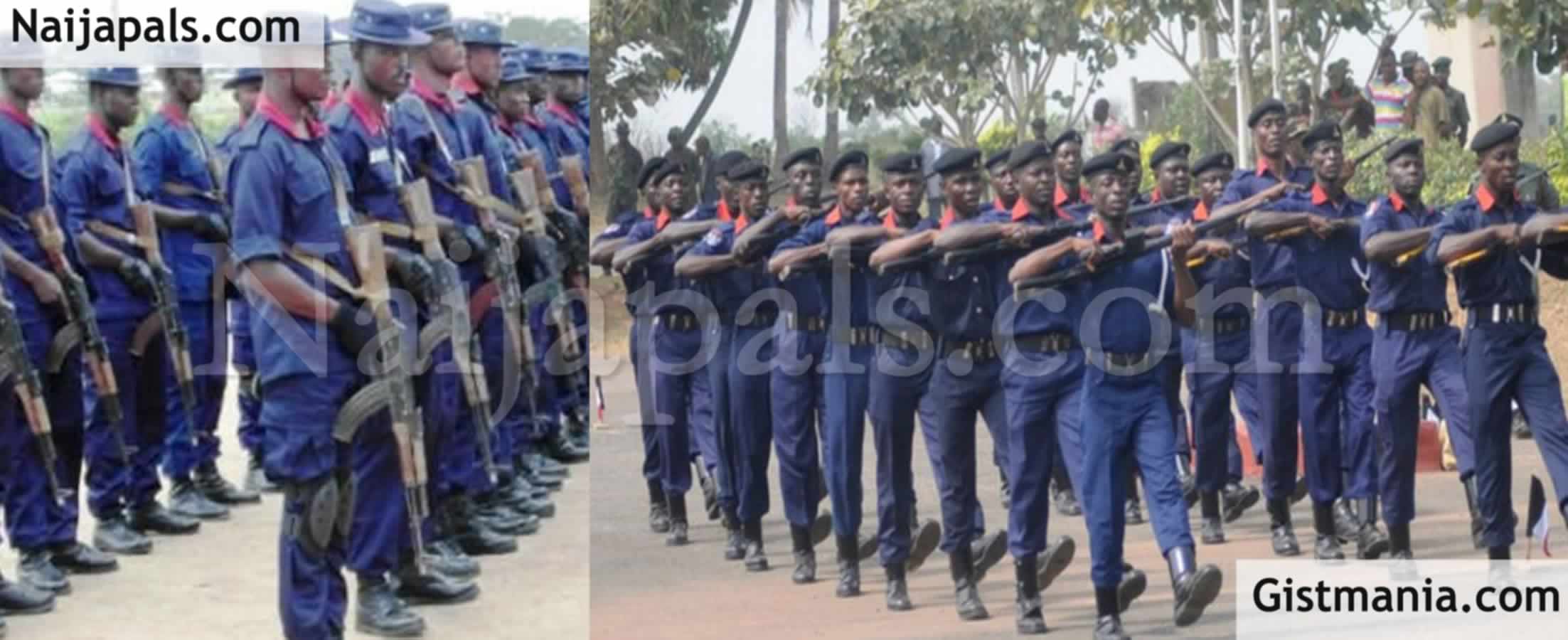 NSCDC Arrest 8 Illegal Security Guards, Recovers Firearms In Anambra