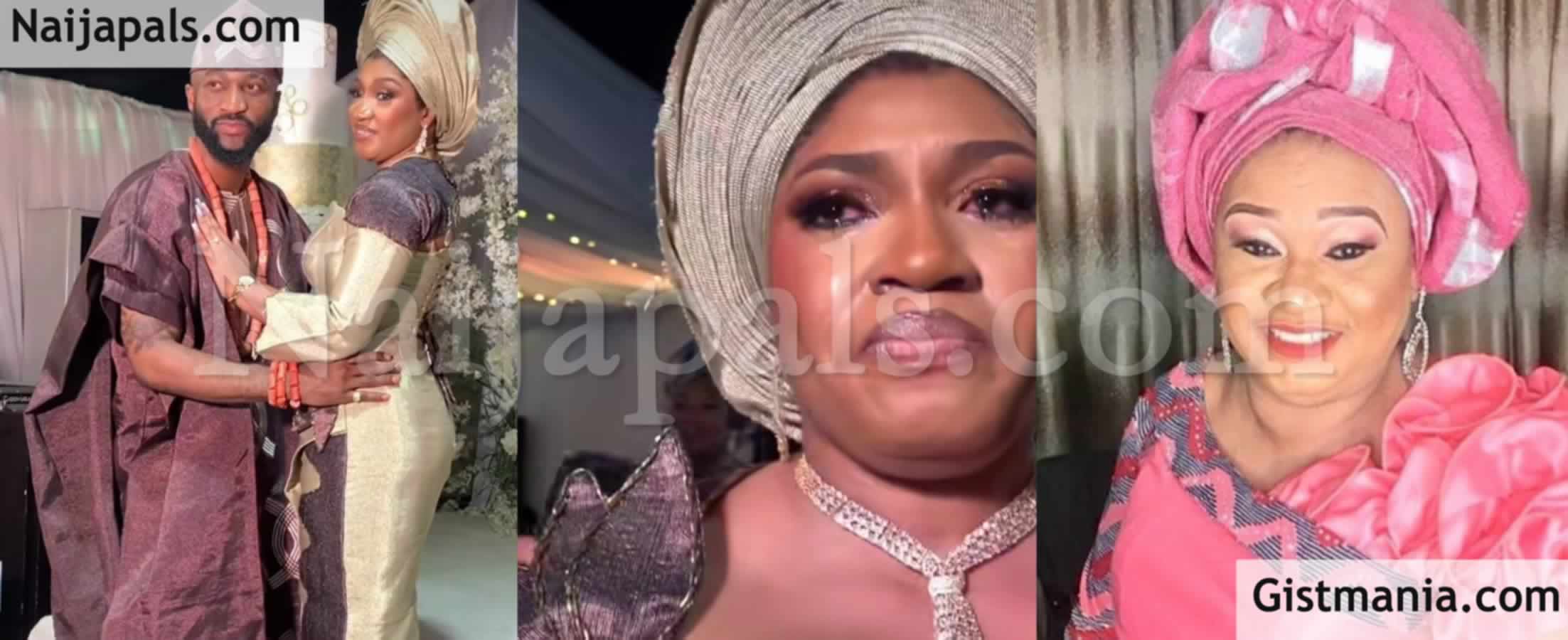 VIDEO: Late Actress Racheal Oniga’s Daughter Gets Emotional As She Ties The Knot With Her Boo