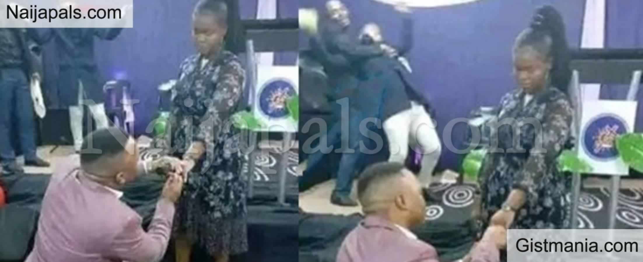 <img alt='.' class='lazyload' data-src='https://img.gistmania.com/emot/broken_heart.gif' /> Drama As<b> Assistant Pastor Faints After Head Pastor Proposes To His Girlfriend </b>