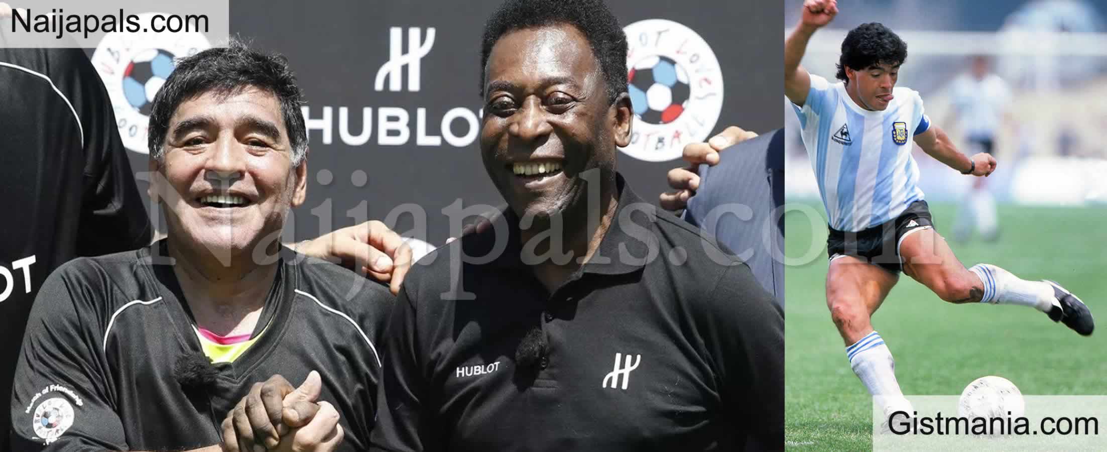 Pele mourns Diego Maradona's death: One day we'll kick a ball