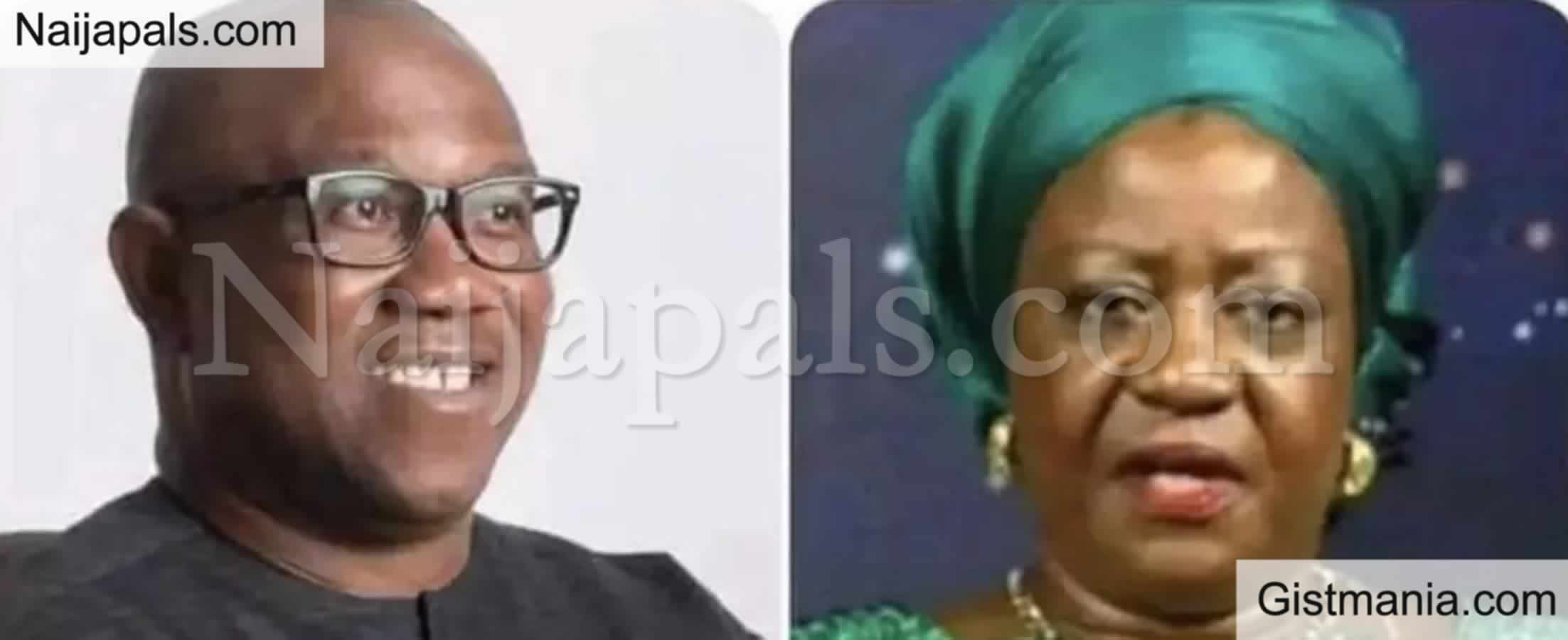 <img alt='.' class='lazyload' data-src='https://img.gistmania.com/emot/comment.gif' /> <b>"Peter Obi Is Not Fit To Become Nigerian President" - Lauretta Onochie</b>