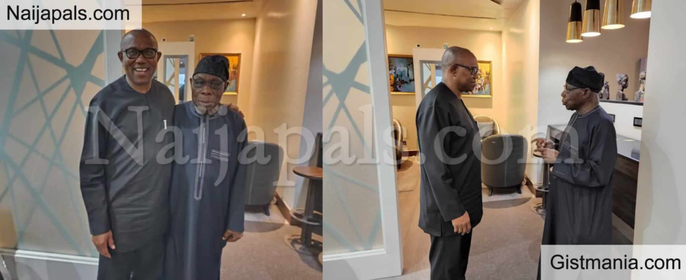 <img alt='.' class='lazyload' data-src='https://img.gistmania.com/emot/photo.png' /> 2023: <b>Photos Of Presidential Aspirant, Peter Obi As He Meets With Olusegun Obasanjo In Lagos</b>