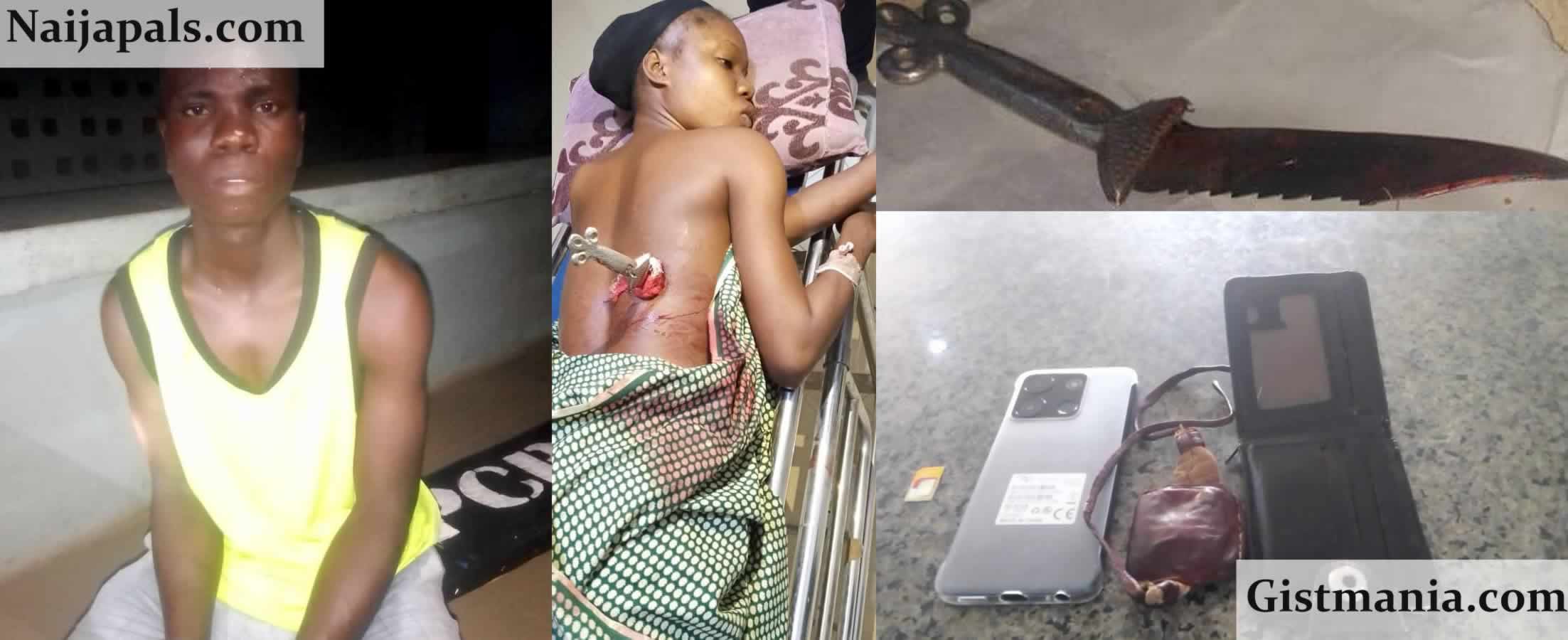 Phone Snatcher, Sani Musa Arrested After Stabbing Salesgirl, Sheba Simon In Yobe State