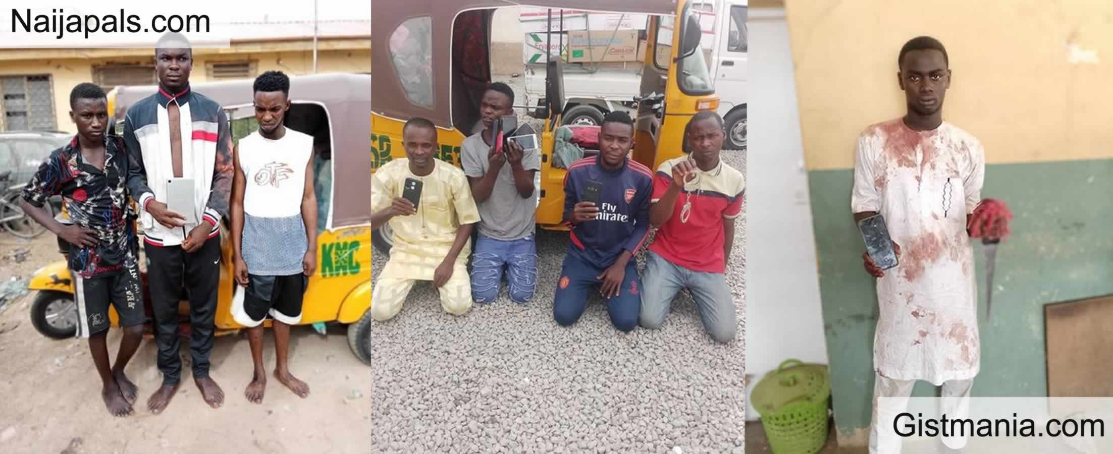 Eight Mobile Suspected Phone Snatchers Arrested In Kano