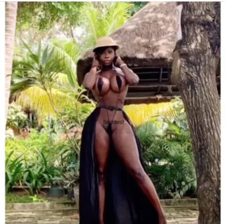 Curvy Model, Sibongile Who Has A Crush On Dangote Shares Unclad Photo And Tags Him - Photo/Image