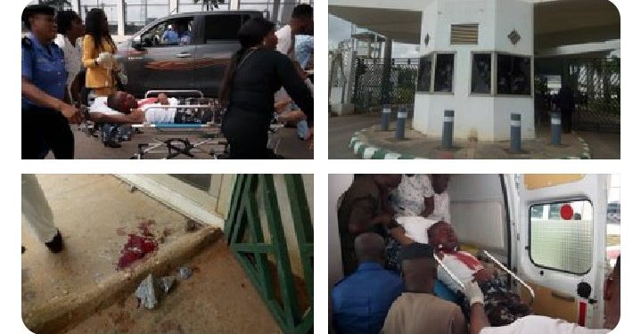  Shiites Protest At National Assembly Gate; Allegedly Shoot Policemen And NSCDC Officer (Photos)
