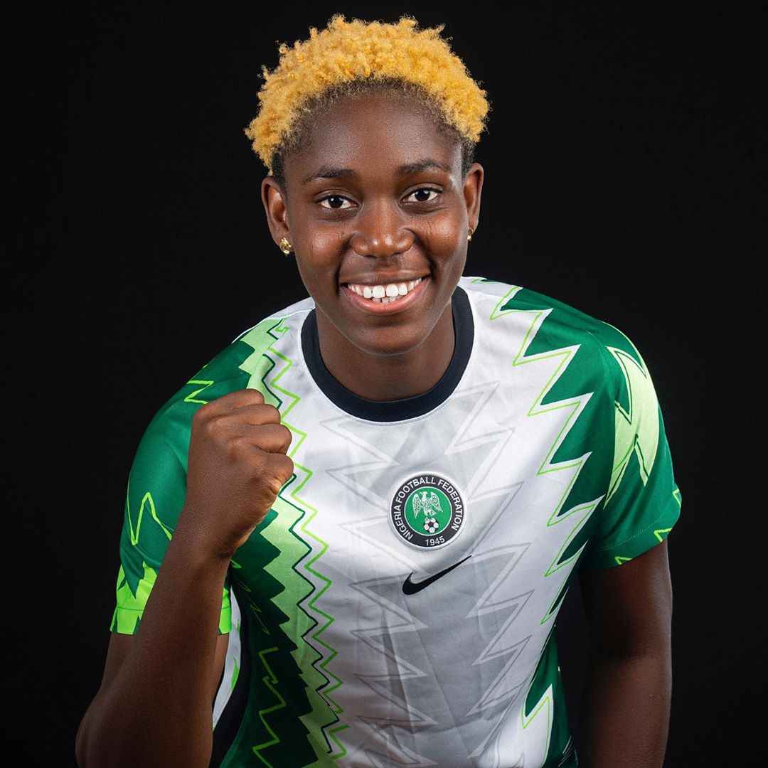 Photos Of the New Super Eagles Jersey As Modelled By Asisat