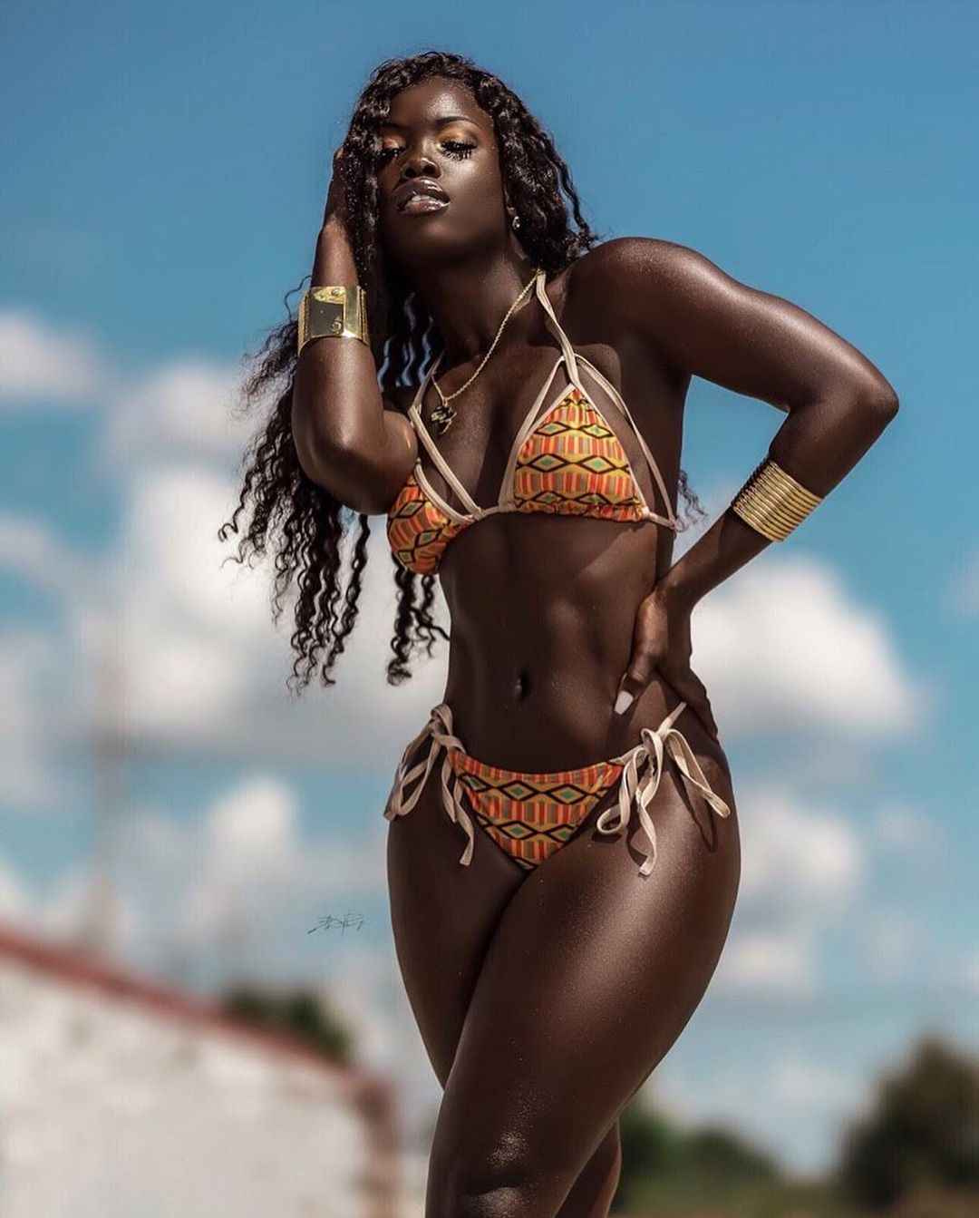 Photos Of Female US Marine, Cire Traore Who Is One Of The Most Beautiful Wo...