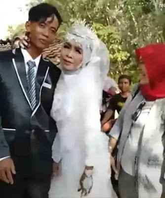 65 Year Old Grandmother Marries Her 24 Year Old Adopted Son in A Low Key Wedding 