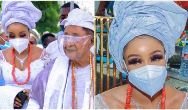 89 Years Old Alaafin Of Oyo, Lamidi Adeyemi, Marries 6th Wife, Olori Chioma - Tatahfonewsarena