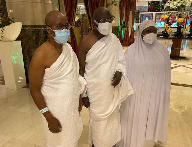 Tinubu, Oyetola and Wife Captured Observing Umrah in Saudi ...