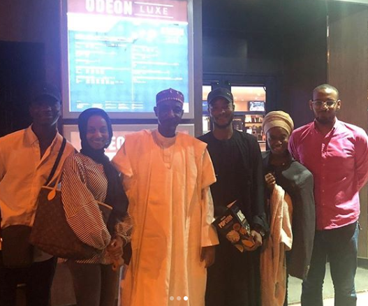 Photos: Emir of Kano, Muhammad Sanusi II Takes Family To The Cinema In UK %Post Title