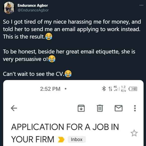 Man Gives His 13 Year Old Niece A Job After Telling Her To Write ...