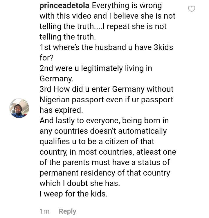 Nigerian Woman Deported From Germany With 3 Children Cries Out For Help %Post Title