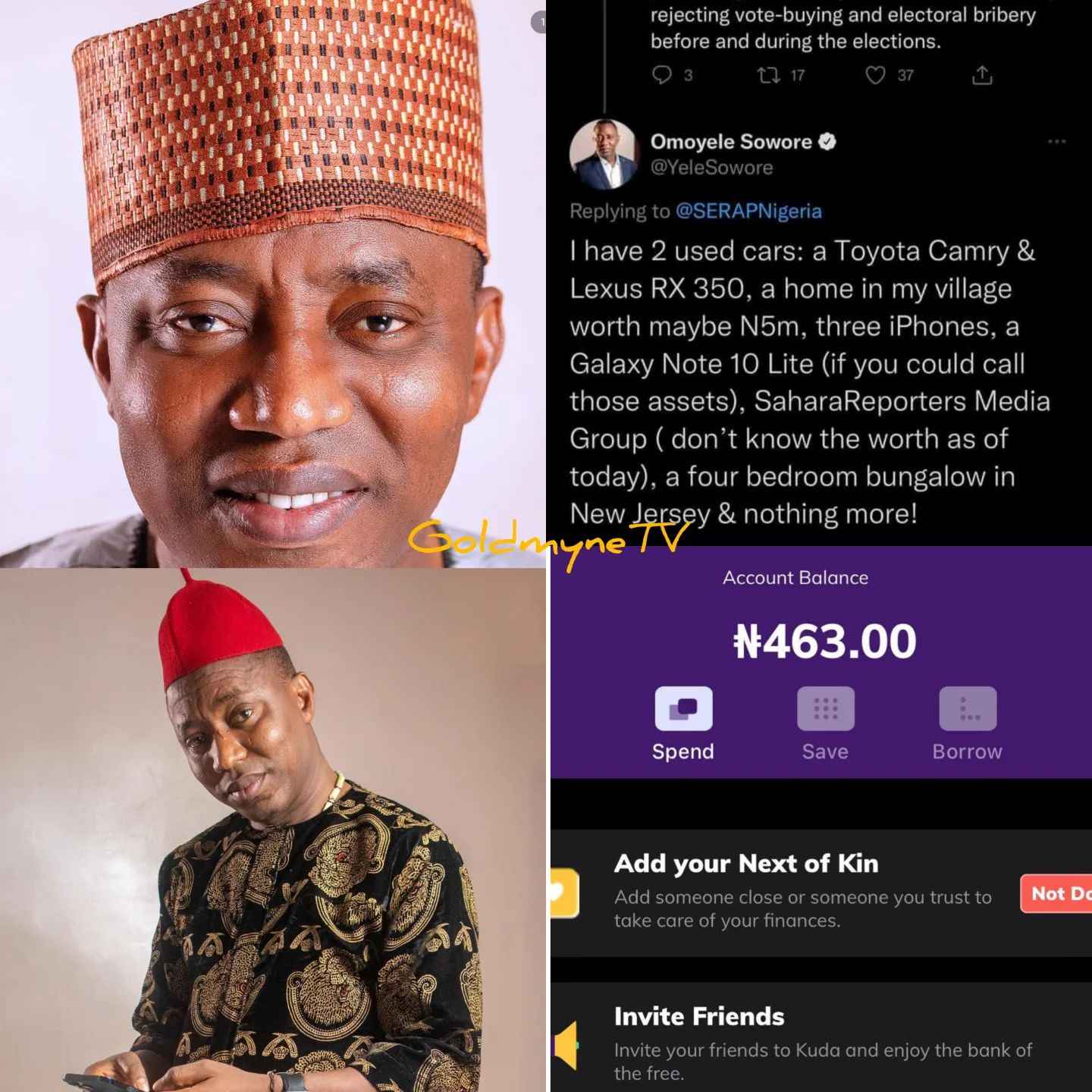 Unserious Presidential Aspirant, Omoyele Sowore Declares His Assets, 2 ...