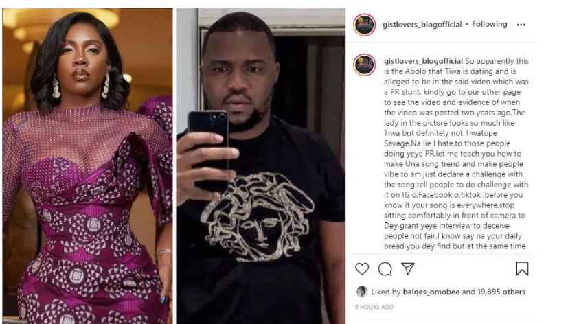 tiwa bF Picture of Tiwa Savage’s Boyfriend Who Is In Her Leaked S3x Tape Finally Surfaces and Causes Stir