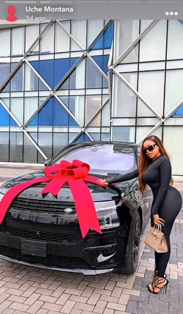 Uche Montana buys a new 2024 Range Rover Sport (Photo)