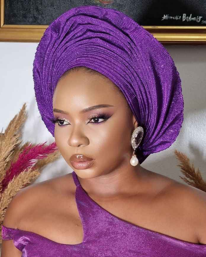 Yemi Alade Is The Perfect Owambe Queen Stunning In Purple - Gistmania
