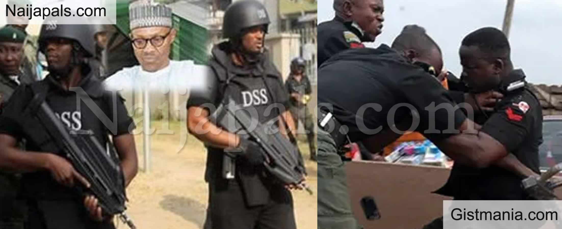 <img alt='.' class='lazyload' data-src='https://img.gistmania.com/emot/smh.gif' /> <b>Confusion in Kaduna As Security Operatives Exchange Blows During Buhari’s Visit</b>