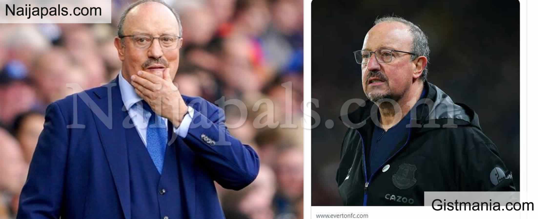 <img alt='.' class='lazyload' data-src='https://img.gistmania.com/emot/soccer.gif' /> <b>Everton Manager, Rafael Benitez Booted Out As Manager After Six Months In Charge</b>