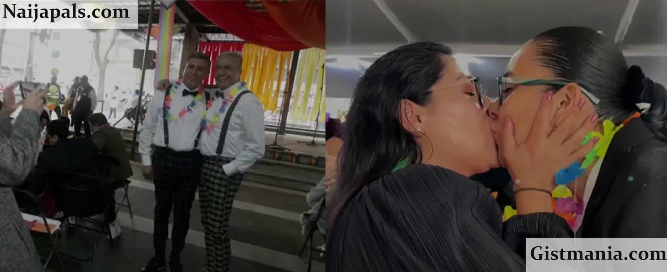 Mexico City Celebrates Pride With Over A Hundred Same-Sex Marriages -  Gistmania