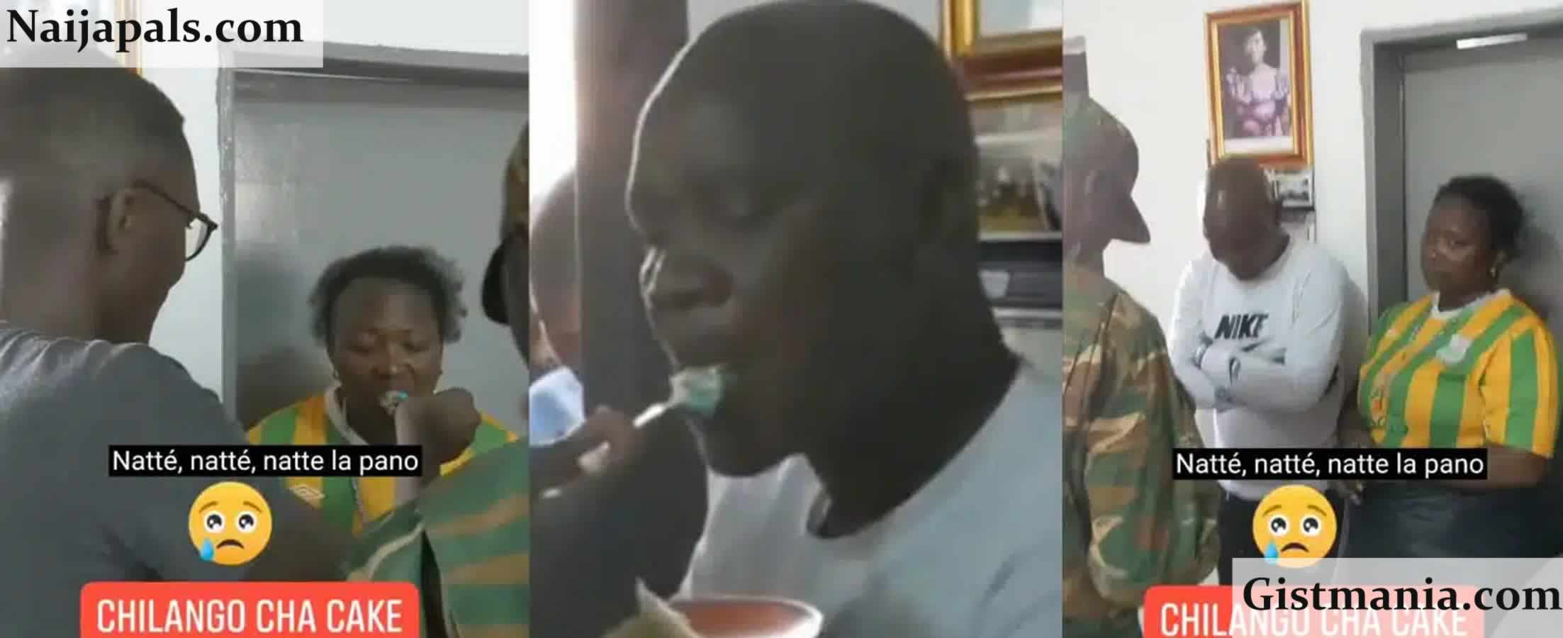 Soldier “Marries Off” Cheating Wife To Her Lover, Feeding Them Cake To Seal Unusual Union (Vid)