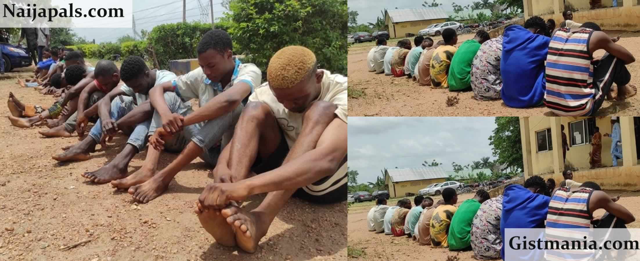 Osun State Police Command Arrest 25 Suspected Cult Members Terrorising ...