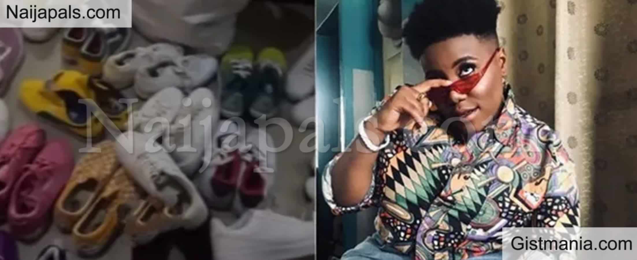 <img alt='.' class='lazyload' data-src='https://img.gistmania.com/emot/thumbs_up.gif' /> Singer <b>Teni Gives Away All 43 Pair Of Her Sneakers</b> (VIDEO)
