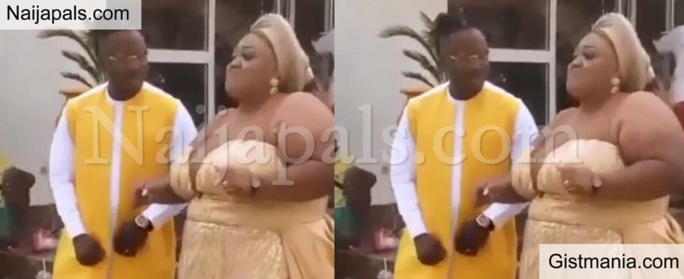 <img alt='.' class='lazyload' data-src='https://img.gistmania.com/emot/grin.gif' /><b> Viral Video of Plus-Size Bride Dancing With Her Lanky Groom</b>