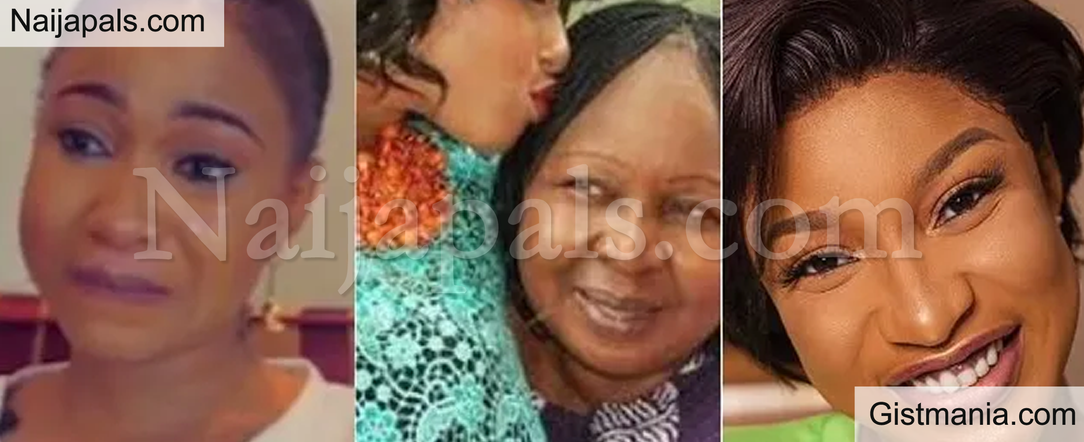 <img alt='.' class='lazyload' data-src='https://img.gistmania.com/emot/cry.gif' /> <b>Actress Tonto Dikeh In Tears As She Loses Stepmother To Cold Hands Of Death</b>