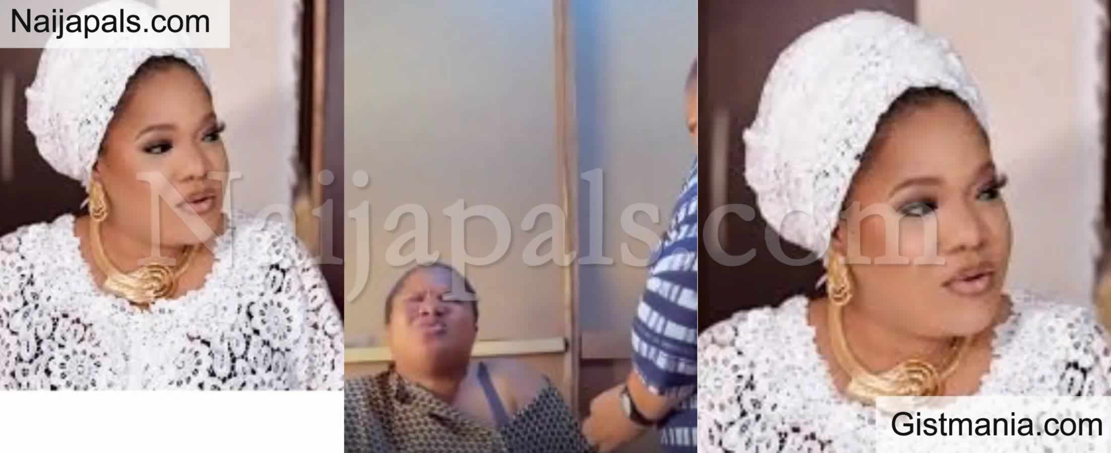 Funny Video Of Nollywood Actress Toyin Abraham Taking Her Covid