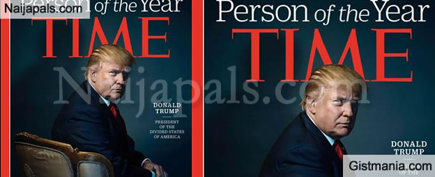 America President Elect, Donald Trump Wins TIME Magazine Person Of The ...