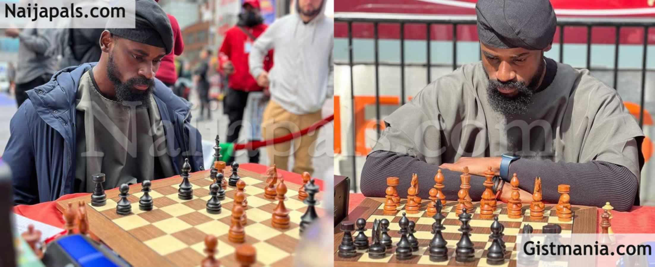 10 Opponents Won So Far! Tunde Onakoya Moves to Break Guinness Record For Longest Chess Played