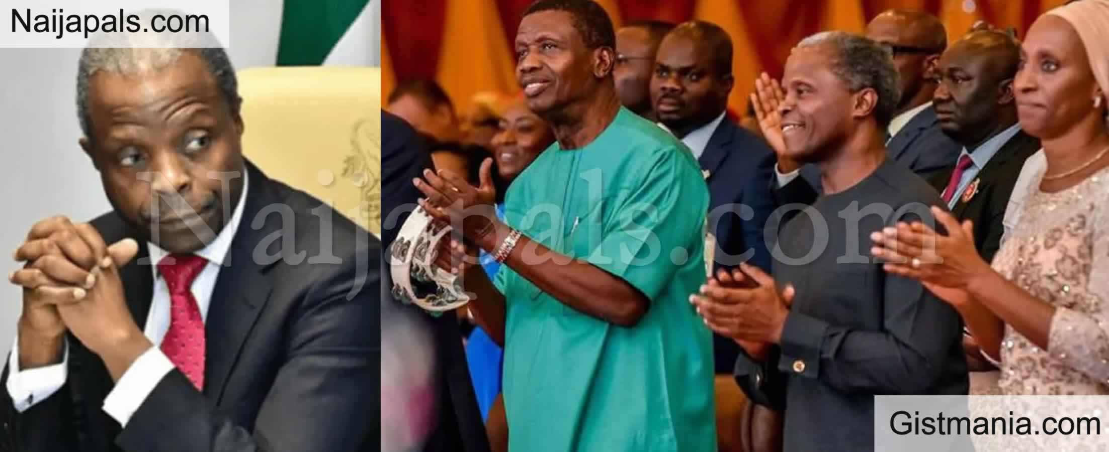 Nigerians Call on RCCG to Strip VP Yemi Osinbajo of His Pastor Title or ...