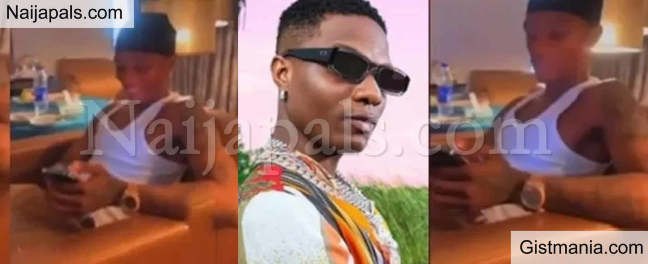 Mystery Lady Visits Wizkid At Private Lodge, Teases Him (VIDEO) - Gistmania