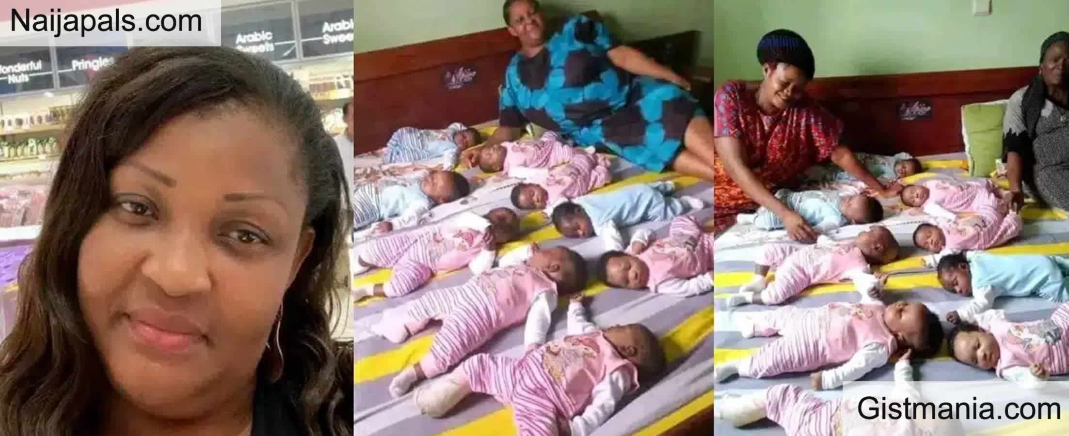 PHOTOS: Nigerian Woman Gives Birth To Nonuplets After 25 Years Of ...