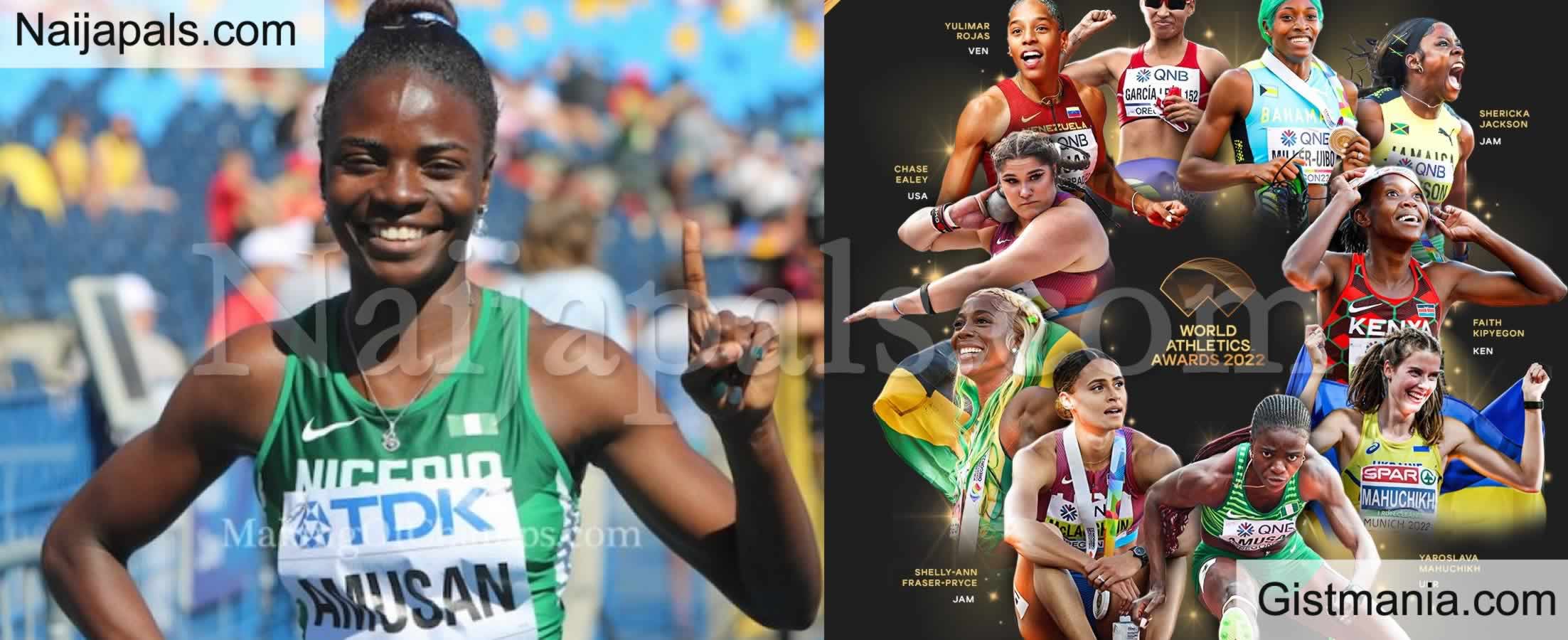 Nigerian Athletic Champion, Tobi Amusan Nominated For Women’s World ...