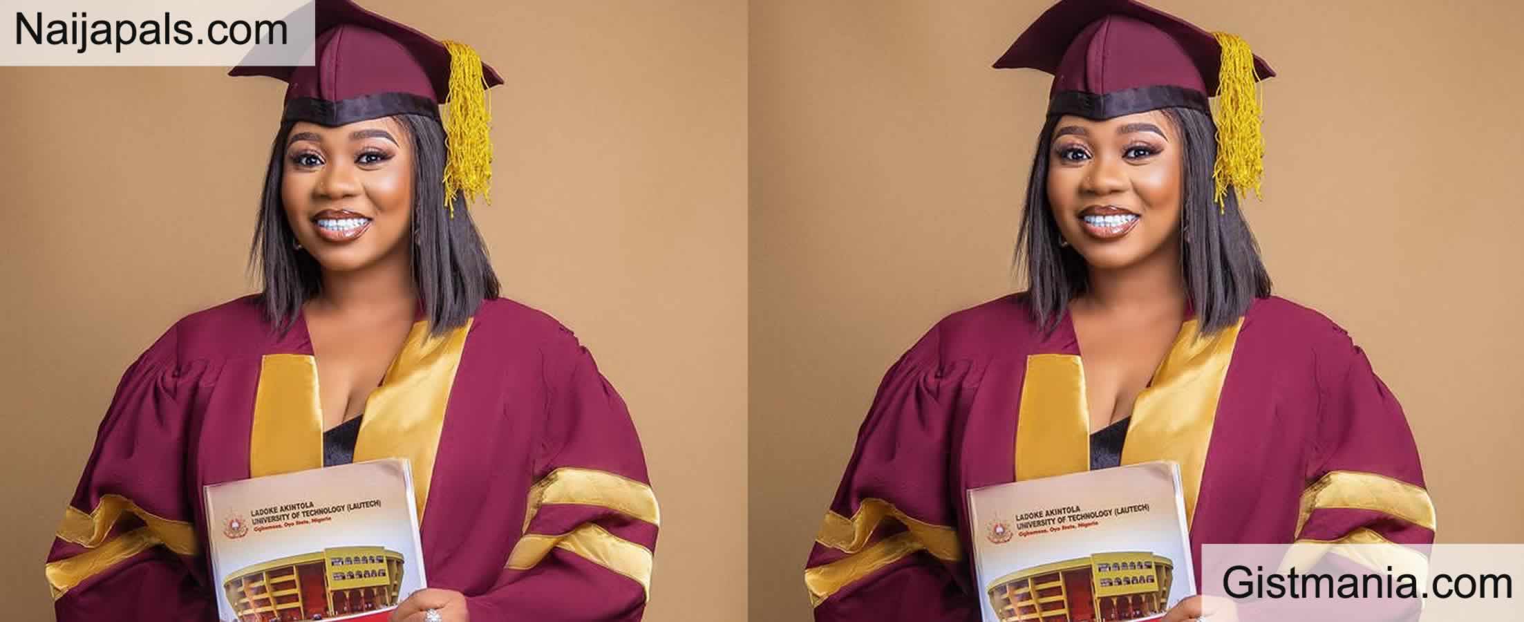 Actress Wumi Toriola Rejoices As She Completes Master’s Degree At Lautech, Shares Photos
