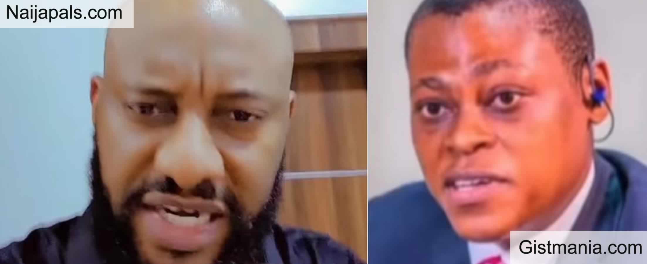 My Friend Shut Up! You Are A Very Disrespectful Person - Yul Edochie Slams Rufai Oseni (Video)